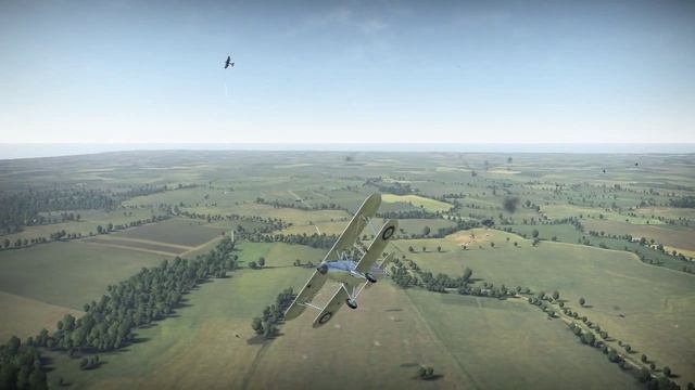 Самолет Hawker Fury одолели черти ) - симулятор смотреть онлайн