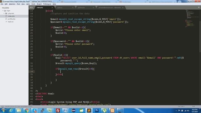 Building a Login System Using PHP and MYSQL смотреть онлайн