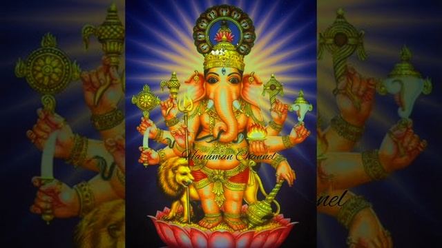 Evil Eye Protection Ganesh Mantra/ Nara Drishti Nivarana Ganapathi Mantra Chanting| Hanuman Channel смотреть онлайн