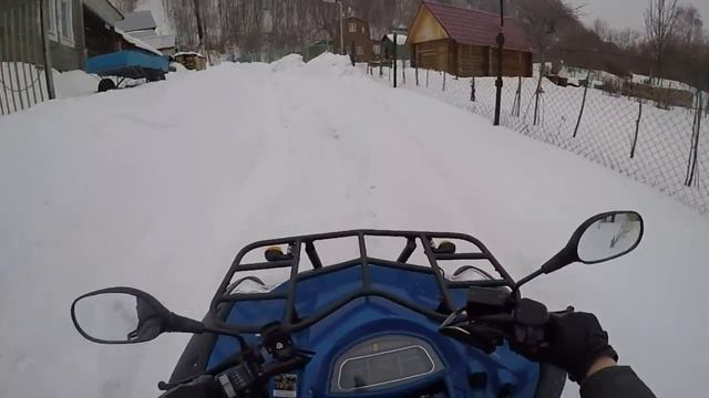 Cfmoto x5 Зима за городом #1 смотреть онлайн
