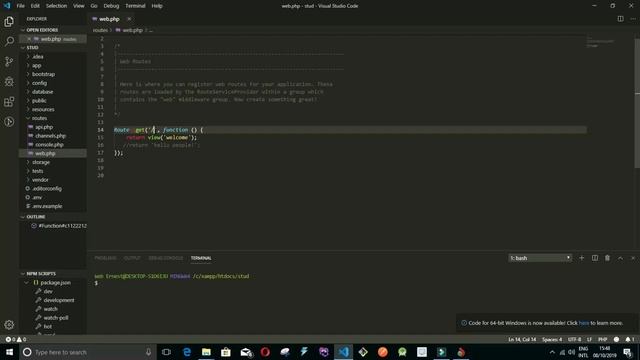 INTRODUCTION TO LARAVEL ROUTING смотреть онлайн