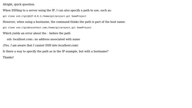 DevOps & SysAdmins: SSH/Git: Specify paths with hostname instead of IP смотреть онлайн