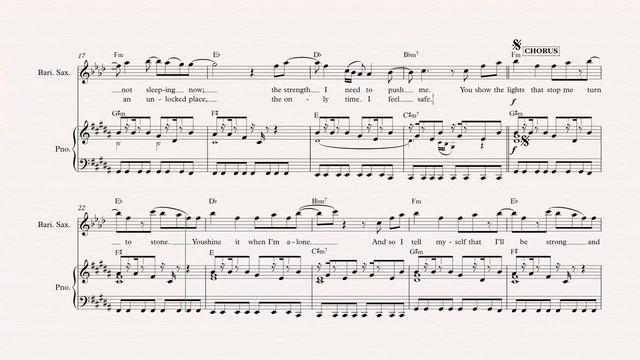 Bari Sax - Lights - Ellie Goulding - Sheet Music, Chords, & Vocals смотреть онлайн