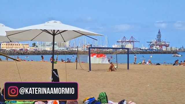 ОТПУСК В ИСПАНИИ: КАНАРСКИЕ ОСТРОВА. Пляж Alcaravaneras на Гран Канария, Las Palmas De Gran Canaria