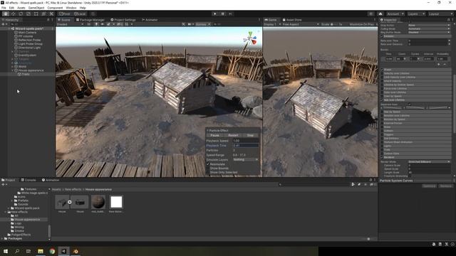 Урок как создать эффект появления здания в игре на движке Unity смотреть онлайн