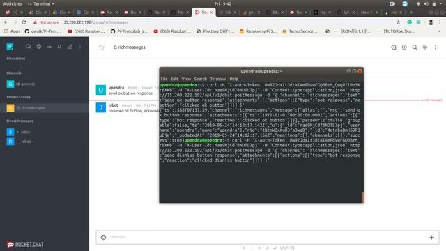 Simulation of Bot response in Rocket chat смотреть онлайн