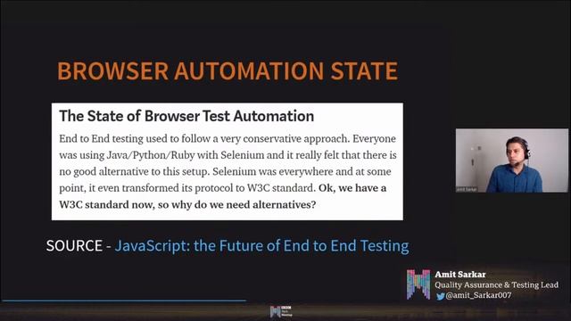 Taiko - Reliable Browser Automation - Amit Sarkar смотреть онлайн