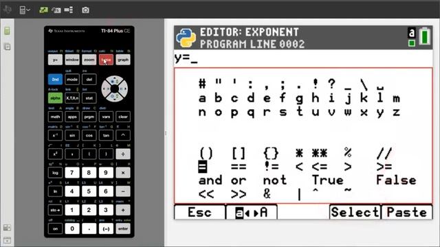 How to Program Exponents in Python on the TI84 Plus CE смотреть онлайн