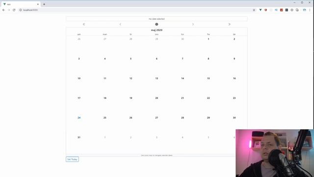 Playground with calendar style in bootstrap-vue for vuejs - bootstrap-vue tutorial смотреть онлайн
