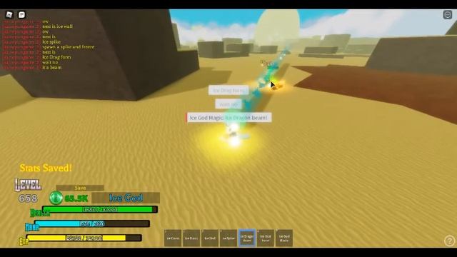Roblox Magic Element : Reborns Element Ice God Showcase смотреть онлайн