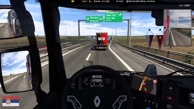 Euro Truck Simulator 2 TIMELAPSE [#39] ?? Zadar (HR) - Thessaloniki (GR) ?? #ProMods 2.62 смотреть онлайн