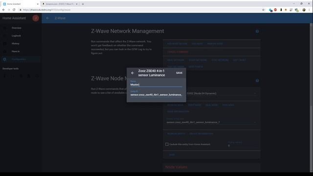 Home Assistant - Adding a Zooz 4-in-1 Z-Wave Sensor смотреть онлайн
