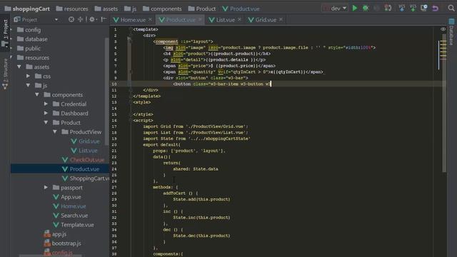 larave 5 4 and vuejs 2 2 Switchable Grid and List using dynamic component and slot смотреть онлайн