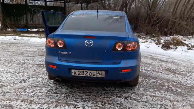 Задние фонари с динамическим поворотником на Mazda 3 своими руками