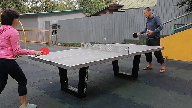 Играю против шипов с двух сторон/ long pimples-short pimples смотреть онлайн