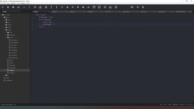 [Ren'Py][Let's Code Season 2] Changing our Game Loop смотреть онлайн