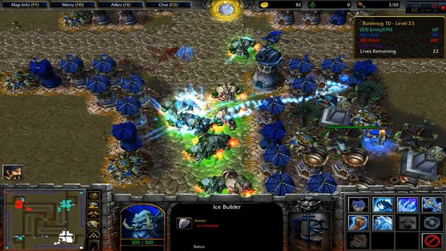 Warcraft 3 - Battlenet - Burbenog TD v2.34e Legends ( -random ) смотреть онлайн