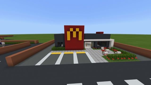 Minecraft Tutorial: How To Make A Modern McDonalds (Restaurant) "2020 City Tutorial" смотреть онлайн
