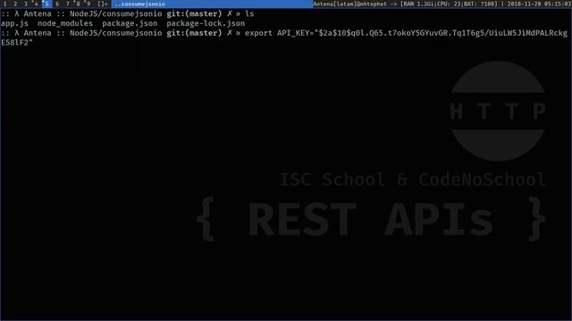 14: Como consumir una API con una API KEY - Curso de REST APIs смотреть онлайн