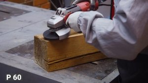 Обработка дерева фибровыми кругами Debever