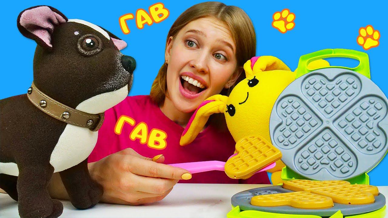 Собачка Шоколадка - игры готовка с Плей До. Как мама - Развивающие видео для детей смотреть онлайн