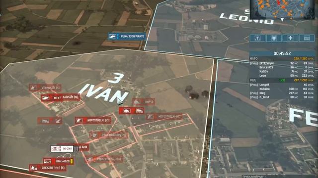 Wargame: AirLand Battle \ 4 vs 4 \ ОВД. Захват точек и их удержание. смотреть онлайн