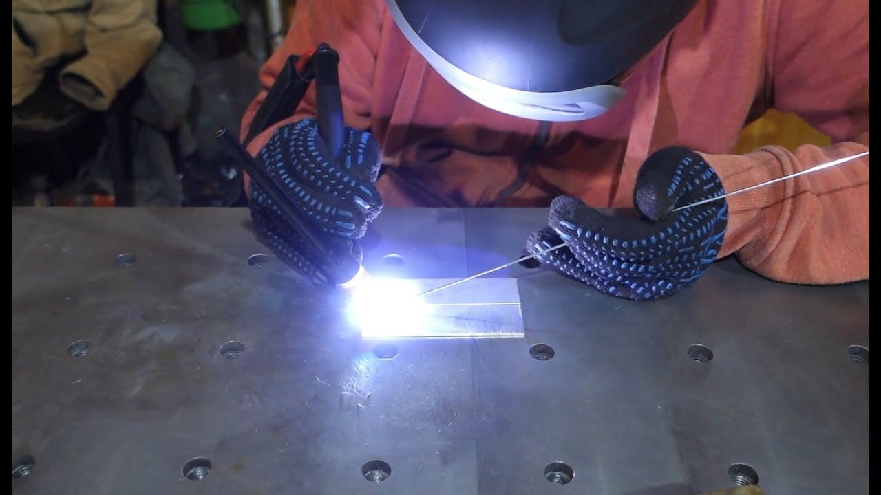 TIG сварка алюминия постоянным током обратной полярности смотреть онлайн