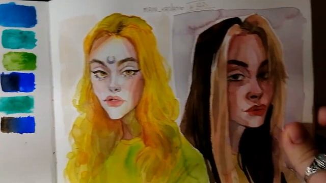 Обзор на скетчбук | осень 2020 | смотреть онлайн