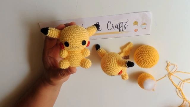 PIKACHU AMIGURUMI POKÉMON CROCHET - TUTORIAL 1/2