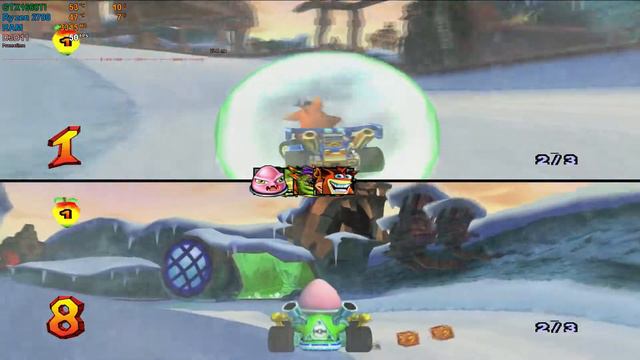 [PCSX2 Split Screen] Crash Nitro Kart | Ryzen 2700 GTX 1660 Ti смотреть онлайн