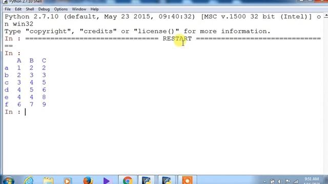 Pr Demo on Python DataFrame Part 1 смотреть онлайн