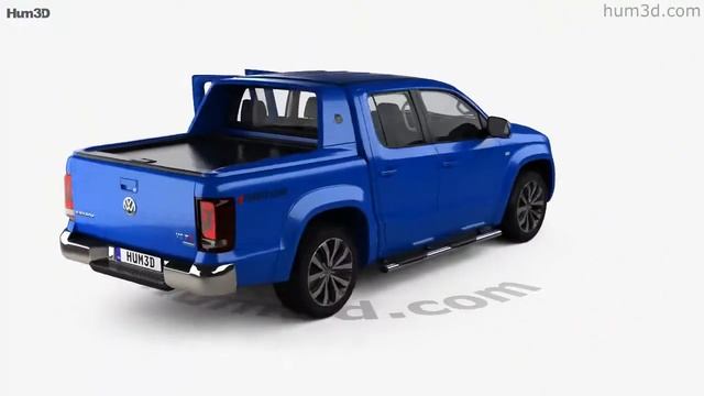 Volkswagen Amarok Crew Cab Aventura with HQ interior 2016 3D model by Hum3D.com смотреть онлайн