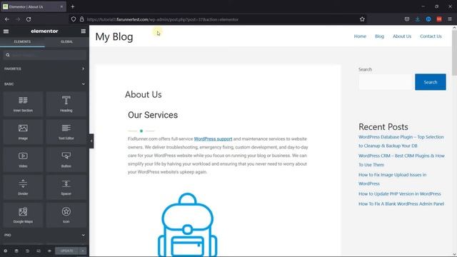 How To Change Page Title WordPress Using Elementor смотреть онлайн