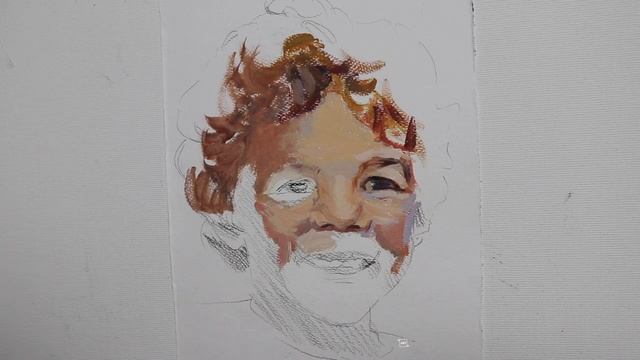 How to paint a face, oil sketch, #104 смотреть онлайн