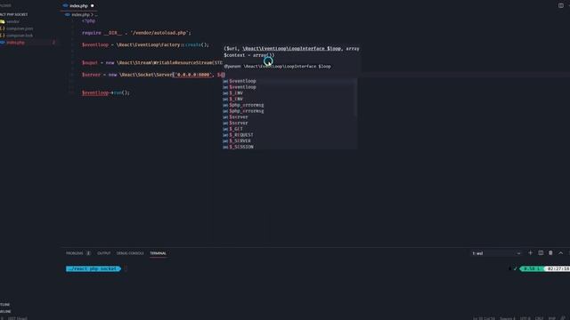 Real-Time Socket Connections with ReactPHP смотреть онлайн