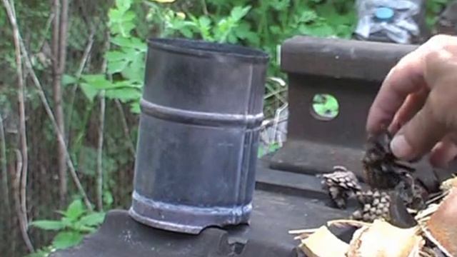 Разжигаем дымарь