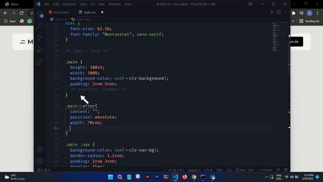 How to create static home page using CSS | HTML | Speed Code | Mg Coding Fun смотреть онлайн