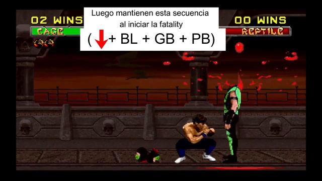 Como hacer la fatality con 3 cabezas - Jhonny Cage | Mortal Kombat 2 смотреть онлайн
