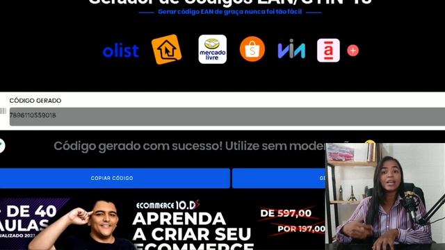 Como criar o Código Gtin/Ean na Shopee GRATUITAMENTE смотреть онлайн