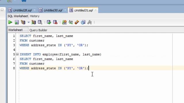 Inserting Data From Another Table (Introduction to Oracle SQL) смотреть онлайн