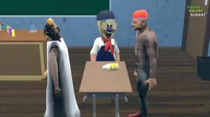 Granny vs Scary Teacher 3D | Challenge - choose the right drink | funny horror animation (p.145)