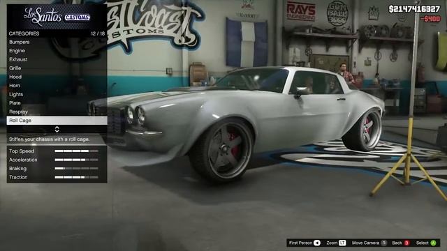 GTA 5 - Making Roman's Chevrolet Camaro Z28 From Fast And Furious 7