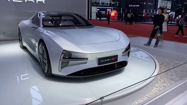 ALL NEW CHERY iCAR GT Concept Walkaround—2023 Shanghai Motor Show смотреть онлайн