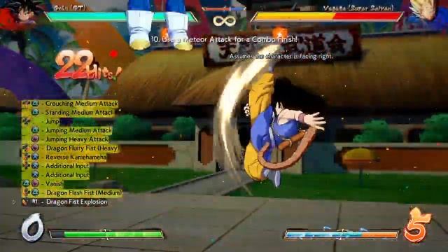 DRAGON BALL FighterZ Goku GT Combo Challenge 10 смотреть онлайн