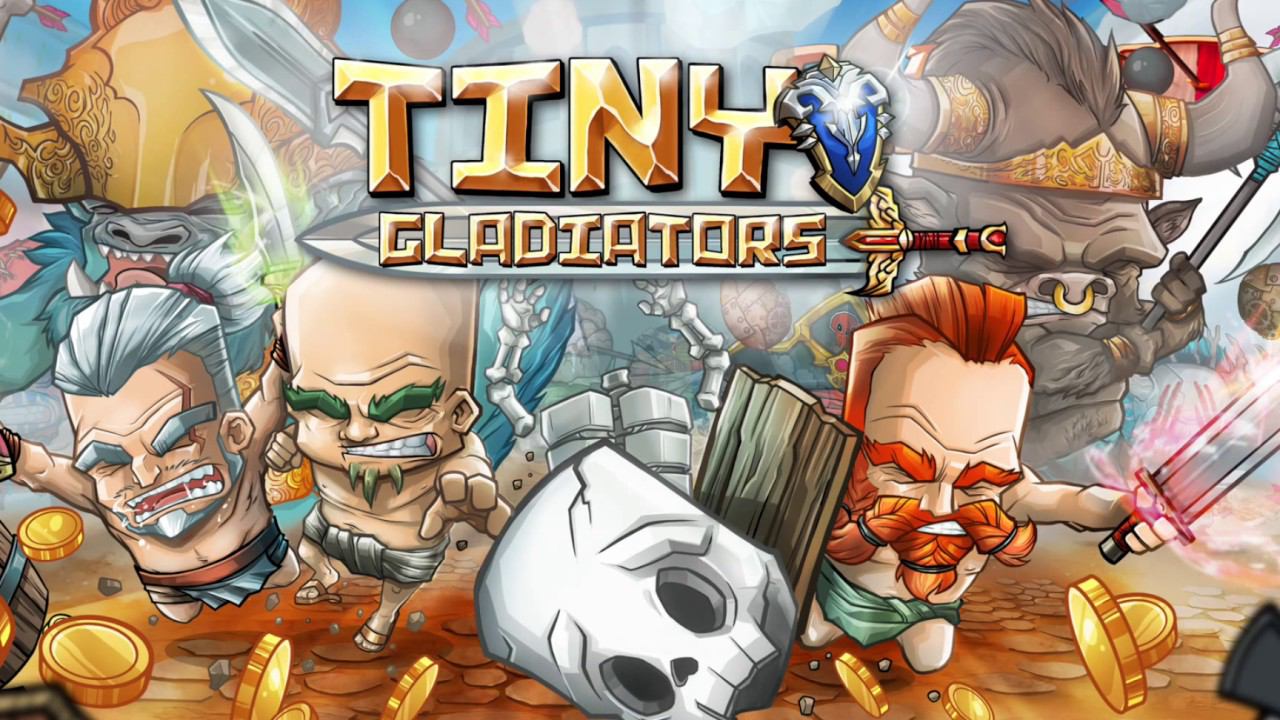 Tiny Gladiators - Гладиаторские бои (обзор-летсплей на Android) смотреть онлайн