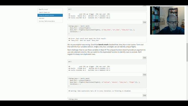 Eliminating duplicated rows in R: Speeding up unique() смотреть онлайн