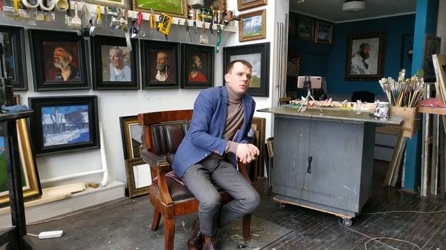 Мастерская художника. Александр Тыщенко. Живопись. смотреть онлайн
