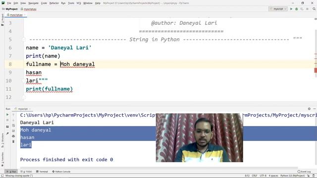 #30 Python Tutorial for Beginners | String in Python смотреть онлайн