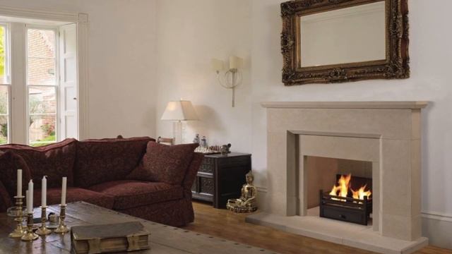 Гостиная с камином/HD/Интерьеры смотреть онлайн