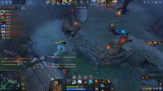 DENDI FIRST TIME 7.21 BATTLE CUP With New Team Tigers - Dota 2 SEA Tier 8 BattleCup смотреть онлайн
